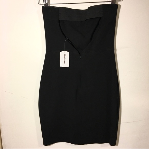 Mendocino strapless cutout black dress - Picture 2 of 2